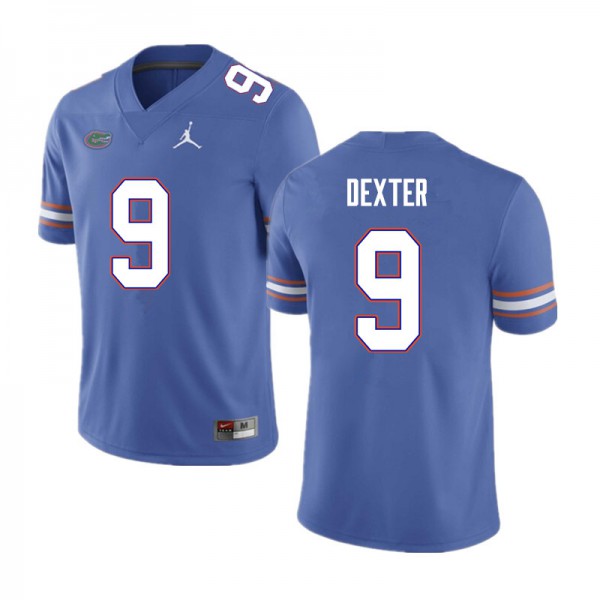 Men #9 Gervon Dexter Florida Gators College Football Jerseys Blue